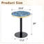 Modern Round Coffee Table with Light Luxury Design-131643835