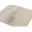 Rug & Kilim’S Square Moroccan Rug In Cream White And Gray Stripes And High Pile