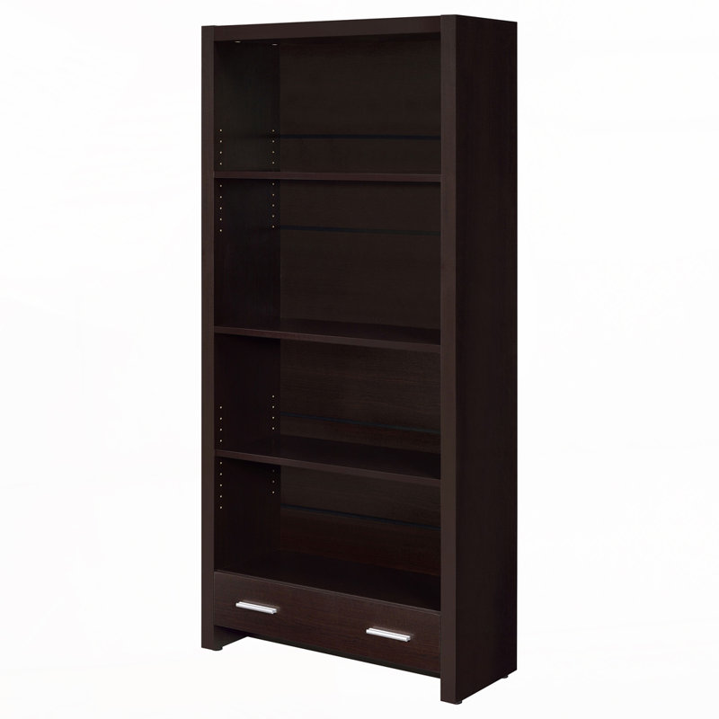 Bibliothèque à 5 tablettes avec tiroir