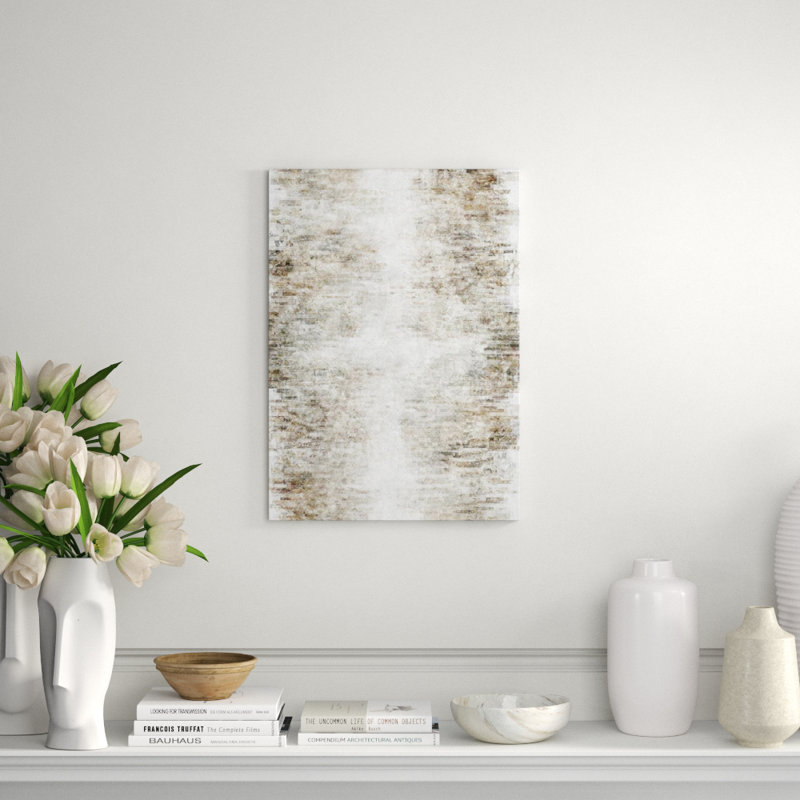 Silence Movement II Painting by Emma Brooks, Image Brush Gel, 28" H x 20" W x 1.5" D
