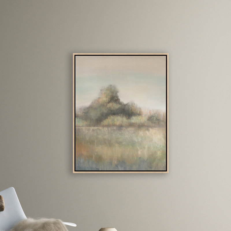 «South Fields» par D'Alessandro Léon - peinture sur toile à cadre flottant