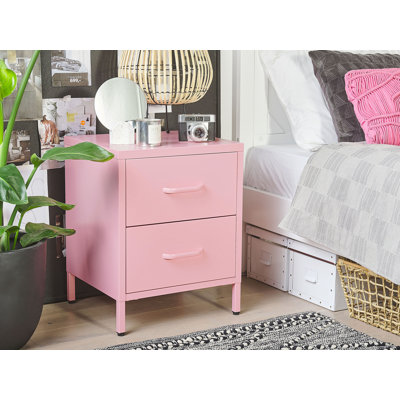 Arturs 2 Drawer Bedside Table