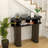 39.37'' Console Table, with 3 Storage and Sliding Doors Accent Tables for Entryway-1935878362