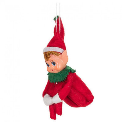 Sitting Elf Ornament