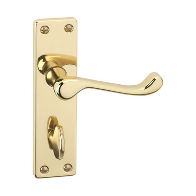 Victorian Scroll Door Handles Set