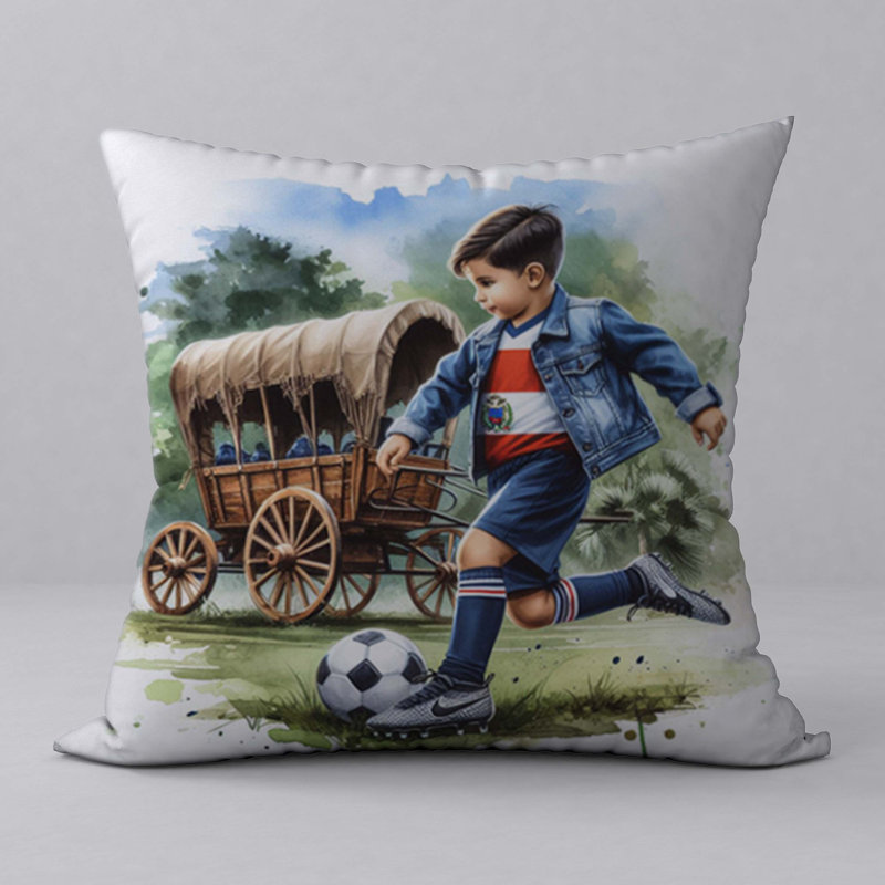 Polyester Throw Square Pillow Cover & Insert