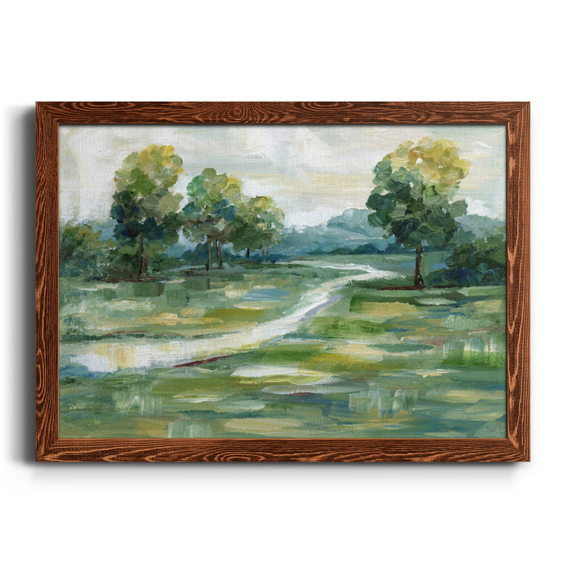 Lumière d'été - peinture sur toile encadrée, H 24 po x l 18 po x P 1,5 po, Érable