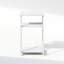 Subria 34.0cm W Metal Bedside Table