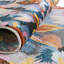 Tapis bleu / orange / rose Clydine-826886832