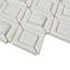 Nabi Jewel 11x15 Diamond 3D Crackled Glossy Glass Mosaic Tile