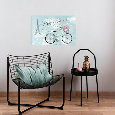 Impression sur toile Parisian Bicycle Dreams