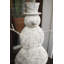The Holiday Aisle® Modern Decorative Metal Snowman In Gray