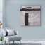 «Black and White Abstract 180711», reproduction de peinture acrylique sur toile tendue-45038570