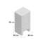 Portalia 30cm W Bedside Table-1918987625
