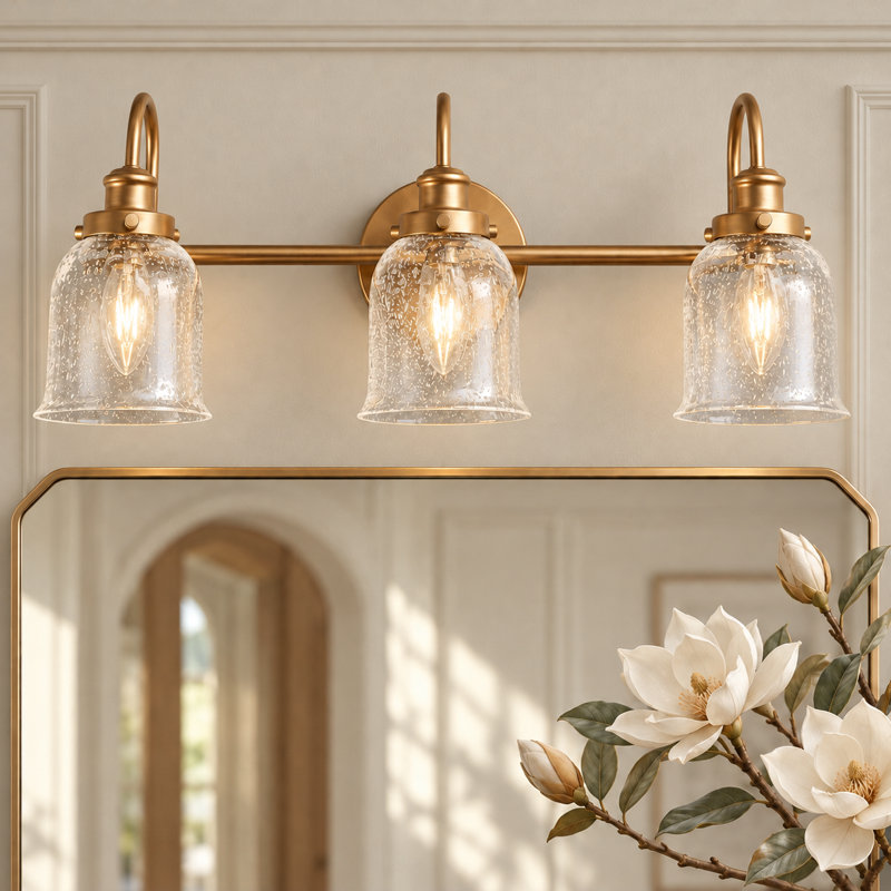 Belk Dimmable Copper Vanity Light, 3