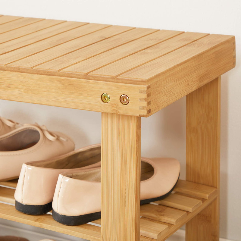 Aleda 6 Pair Shoe Storage Bench