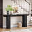 62.99" Extra Long Sofa Table Behind Couch, Modern Farmhouse Wood Accent Console Table For Hallway, Entryway, Living Room