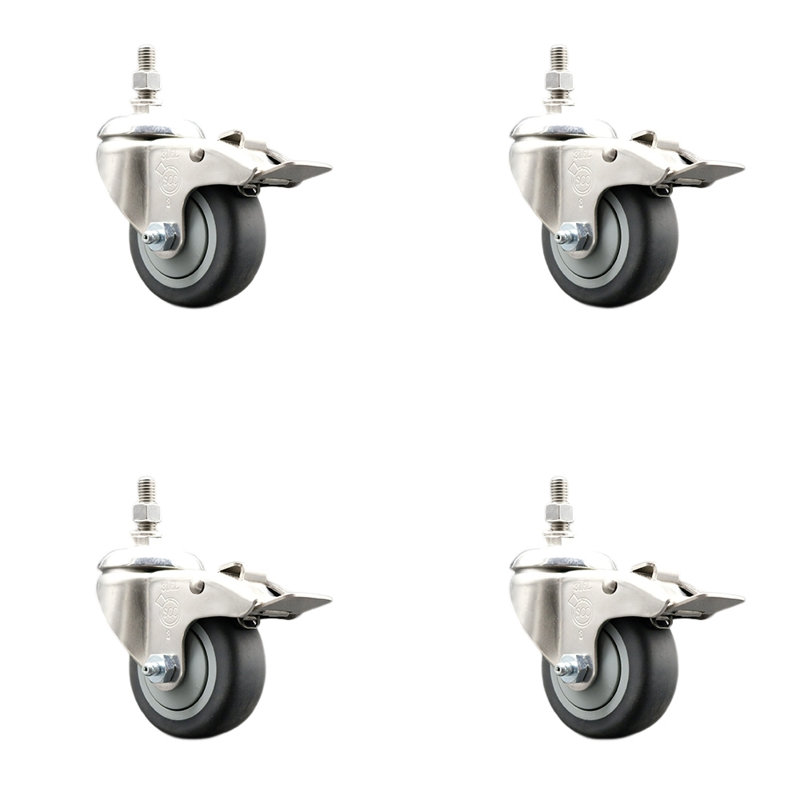 Thermoplastic Rubber Casters
