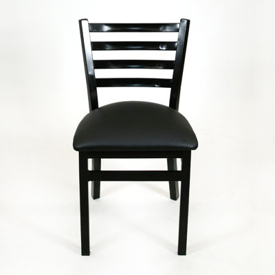 19'' H Faux Leather Upholstered Side Chair