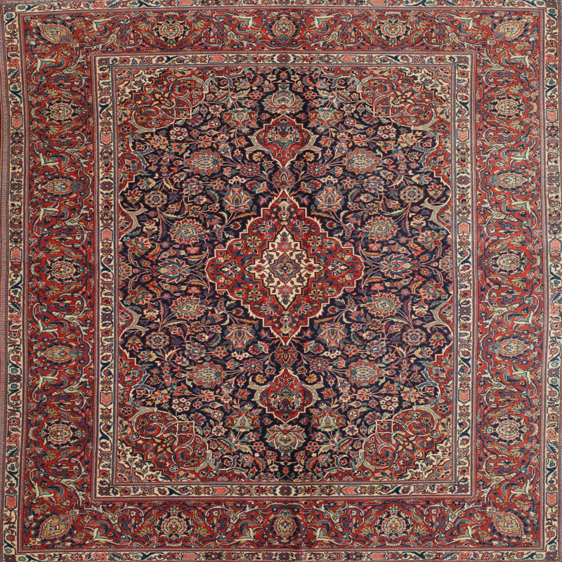 Benn Oriental Indoor Rug, Round 3'