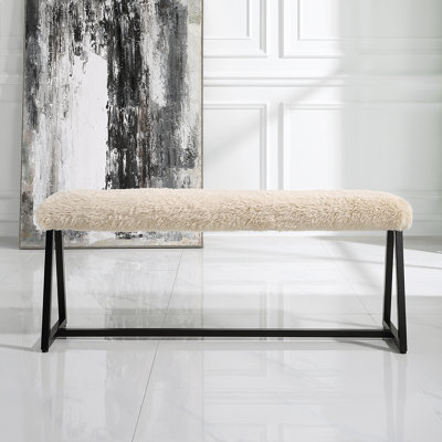 Banc rembourré en polyester Taupo