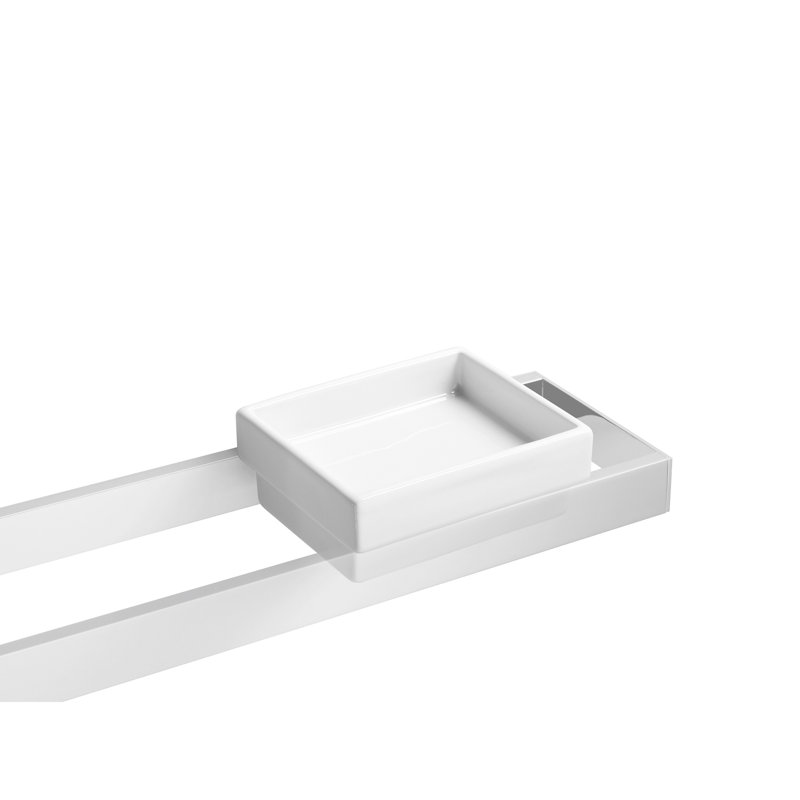Ensemble de quincaillerie de salle de bain 2 pièces Skuara, L 19,7 po, Montage avec trou et vis