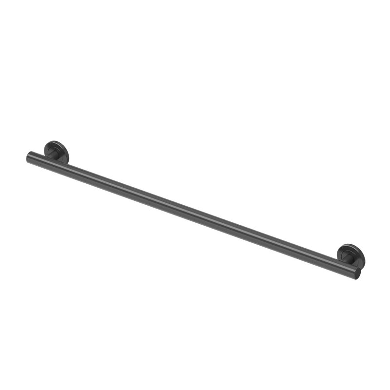 Latitude II Stainless Steel Wall Mount Grab Bar | ADA Compliant Safety Bar For Bathroom, 36", Matte Black
