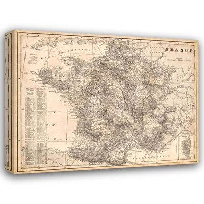 Antique Map of France