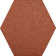 Latitude Run® Solid Color Hexagon Shape Area Rugs Rust