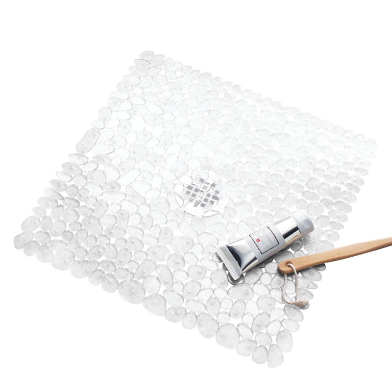 Pebblz Plastic / Acrylic Non-Slip Shower Mat