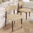 Sturdy and Durable Upholstered Solid Wood Dining Chair - Side Chair for Long-lasting Comfort and Support-574155250-574155252