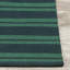 Palma 2x3 Hand Woven Performance Stripe Green Fabric Rug-1342954499