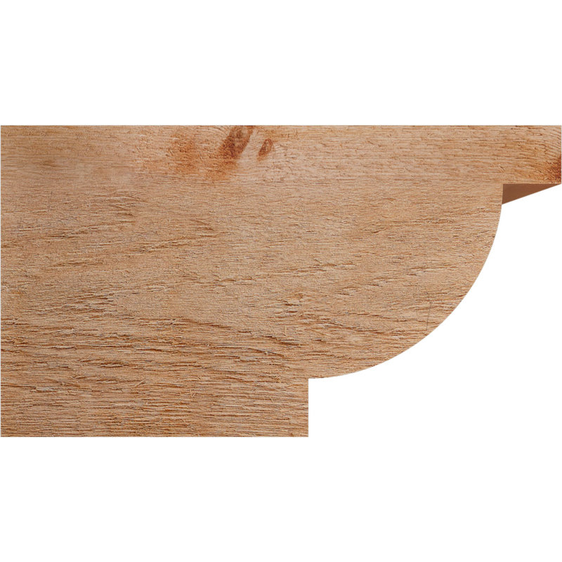 Alpine Rough Sawn, Cèdre rouge, H 10 po x l 18 po x P 4 po