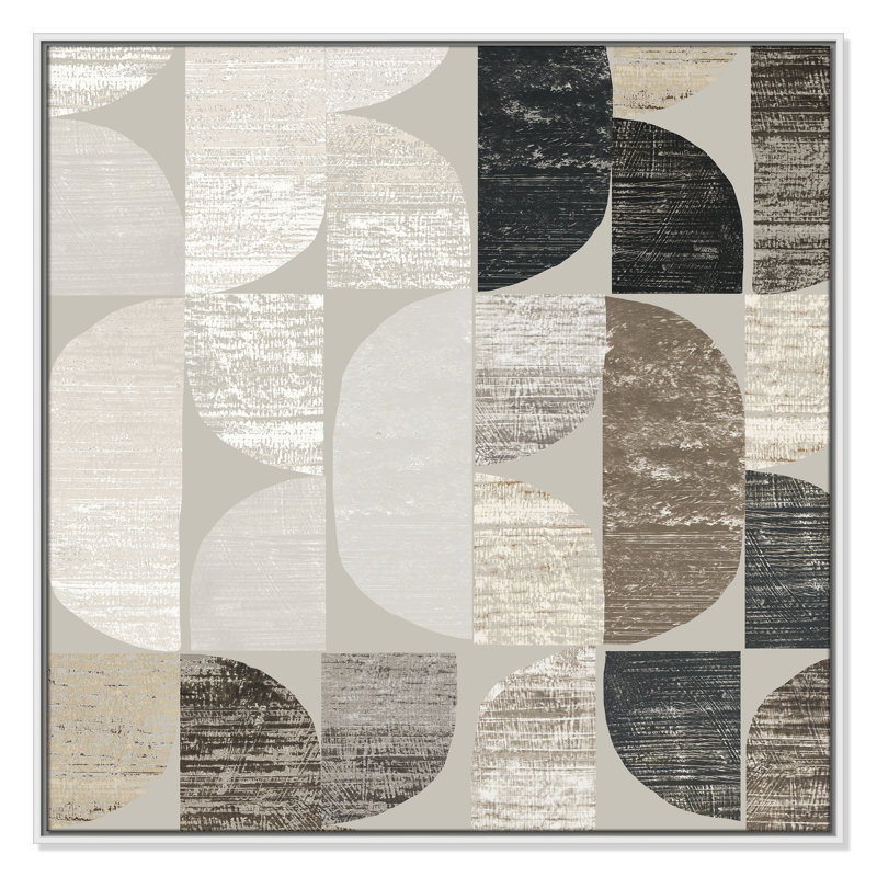 Shape and Form I - Square Version Print par Tom Reeves, Blanc, H 37,5 po x l 37,5 po