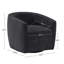  Fauteuil d'appoint pivotant, fauteuil demi-tonneau rond moderne et confortable-344836713