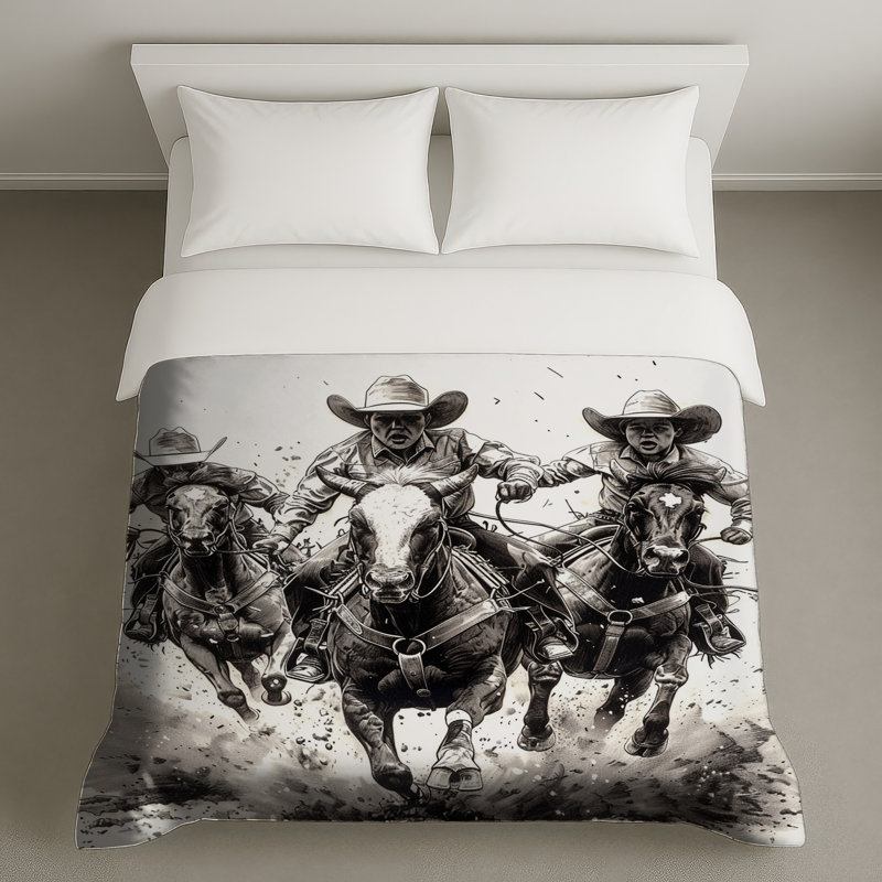 Housse de couette Cowboys Bedding, Grand lit
