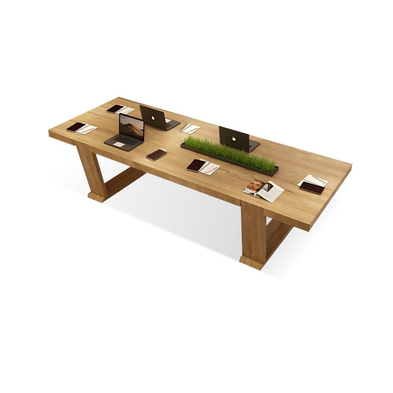 Table de conférence Burlywood, H 29,53 po x L 78,74 po x l 31,5 po