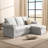 90.6" Wide Reversible Sofa and Chaise