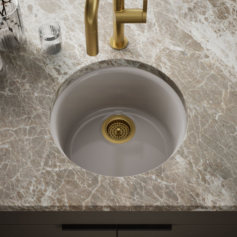 Porto Fino™ Top-Mount/Under-Mount Bar Sink, Caviar