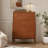 Modern Cherry Wood Solid Wood Accent Chest