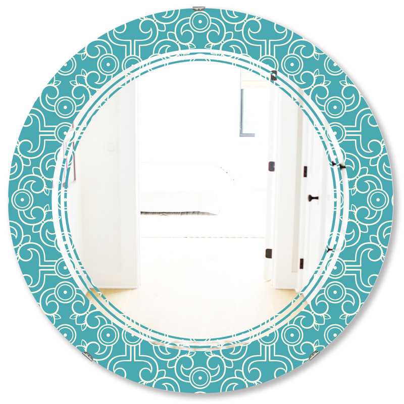 Miroir mural éclectique Triple C, 23,6 po x 23,6 po