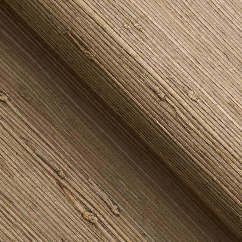 Stranded Knotted Rushcloth Authentic Grasscloth Wallpaper