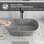 Baignoire de trempage autoportante 59 po avec drain central 59 po.-115317182