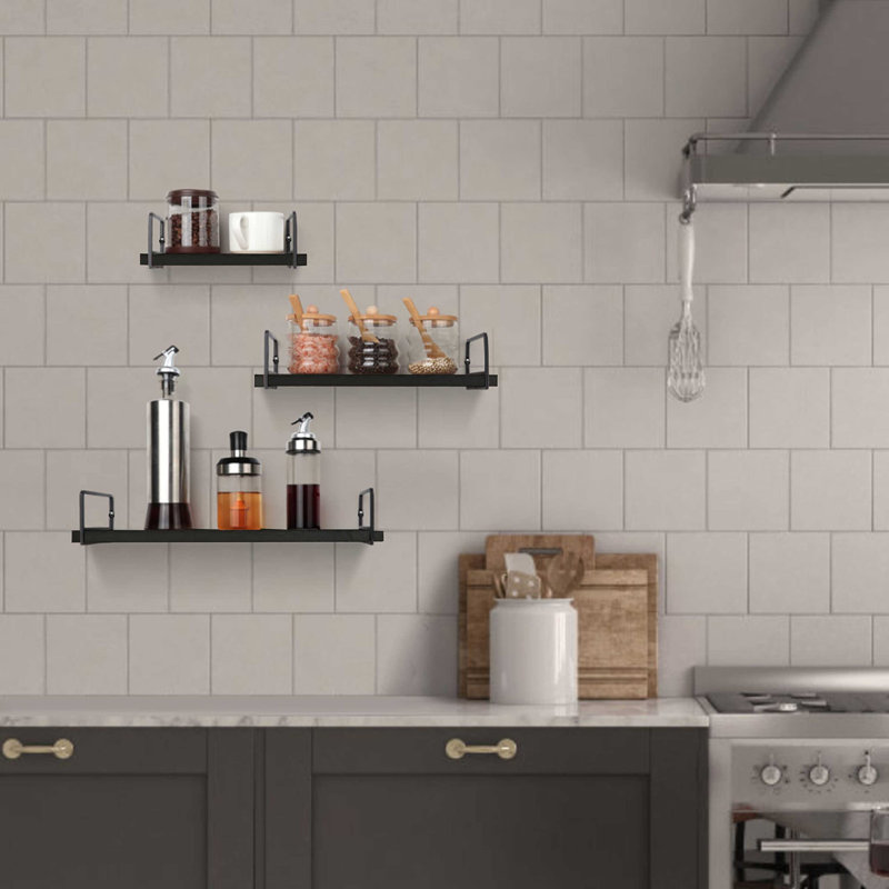 Ellynn Solid Wood Floating Shelf