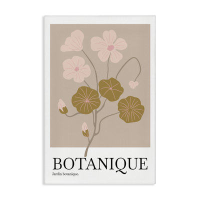 Art mural sur toile Botanique Modern Sprouts par Incado