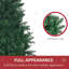 ? Décoration de Noël - Arbre de Noël artificiel semi-décoratif 5 pi avec 229 branches, ouverture automatique, base en acier