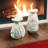 Set of 2 Sack Ceramic Vases