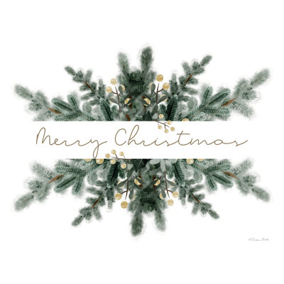 " Merry Christmas Pine Swag " by Susan Ball