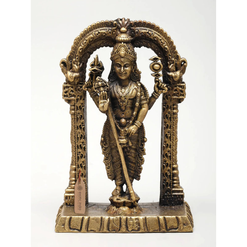 Statue en laiton de 3 pouces sous le temple de Murugan