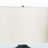 Laima Standard Ceramic Table Lamp in Blue and Ivory Shade, 23.72'' H X 15.83'' W X 10.86'' D